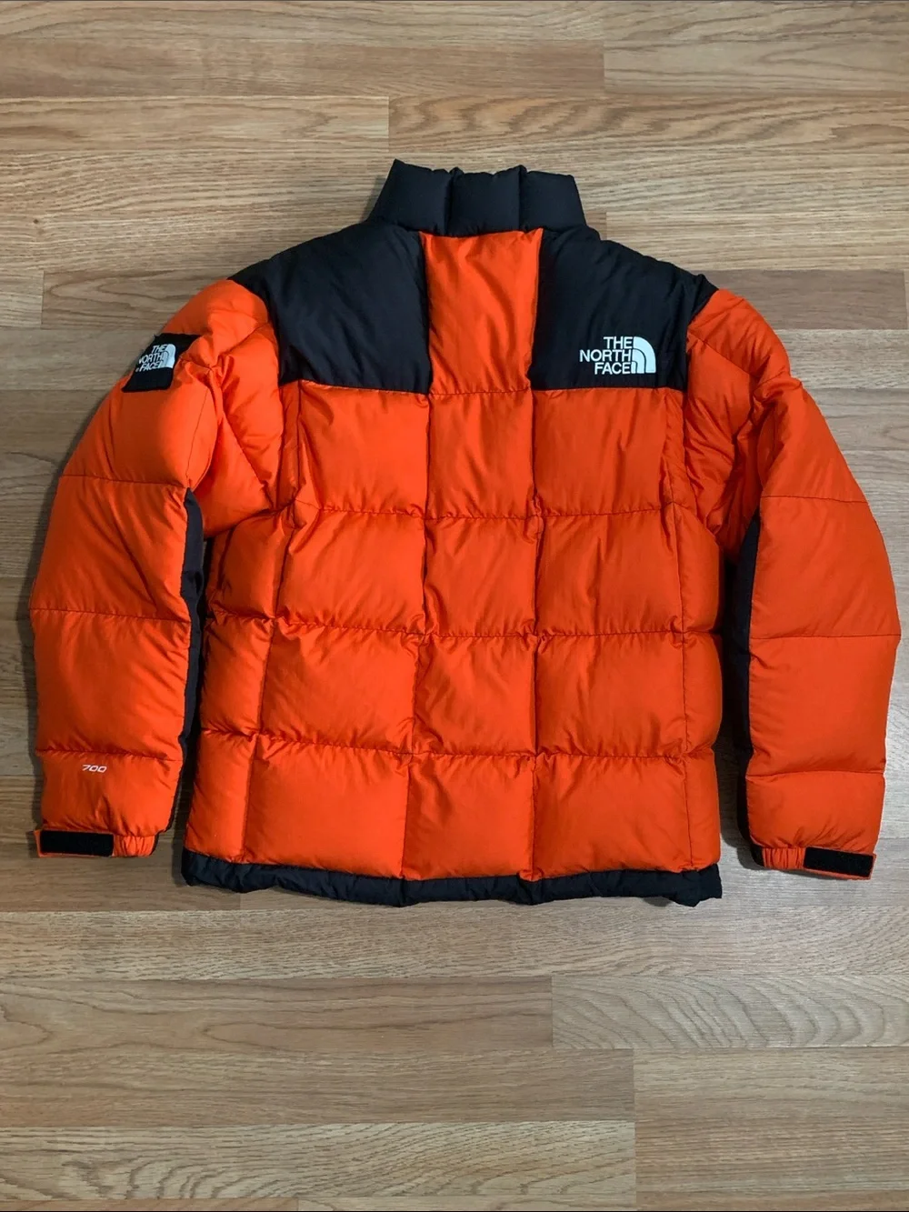 The North Face Orange and Black Down Puffer Jacket Men